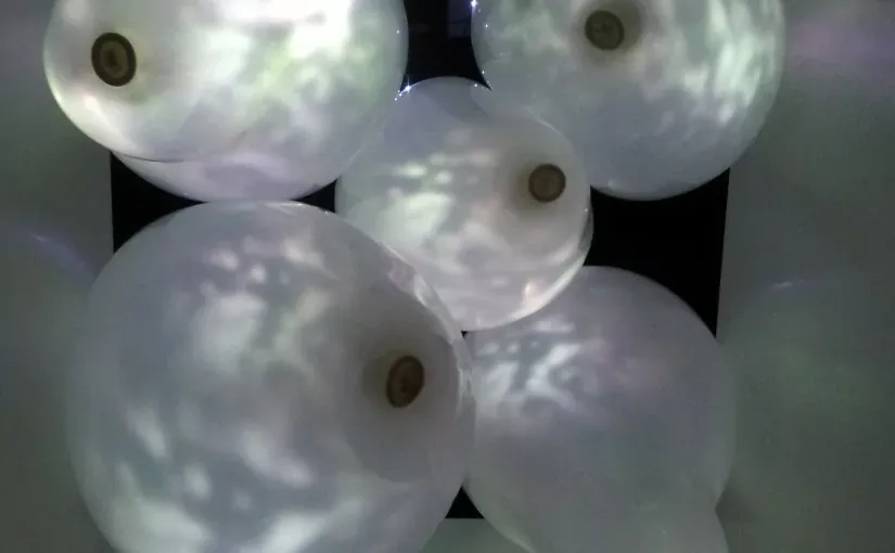 Participants taking part in Alex May's Painting With Light workshop at Bournemouth University.