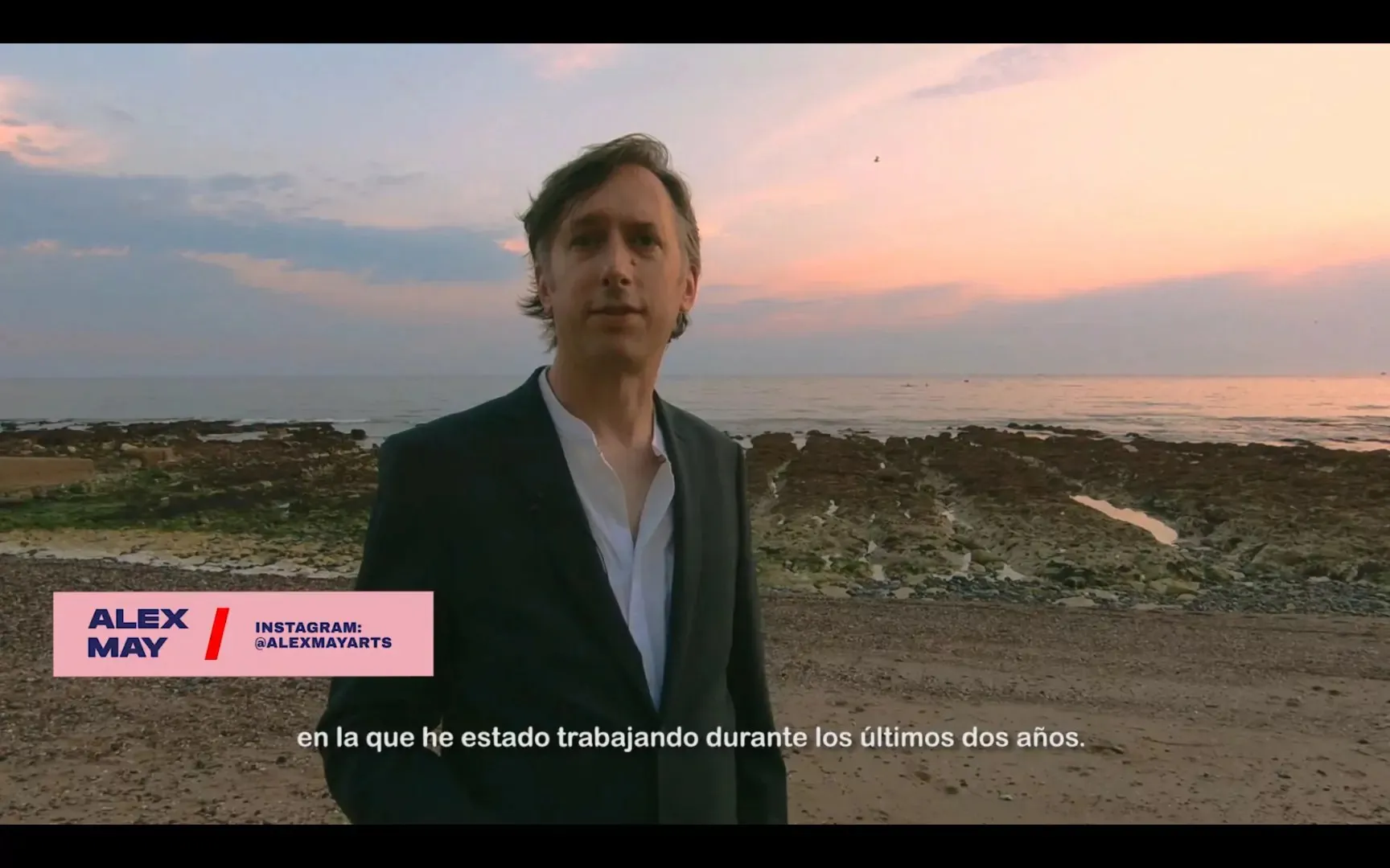 Promotional image for Alex May's Algorithmic Photography presentation at Alianza Francesa de San Salvador.