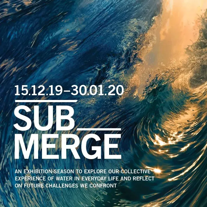 Promotional image for SUBMERGE at Science Gallery Bengaluru.