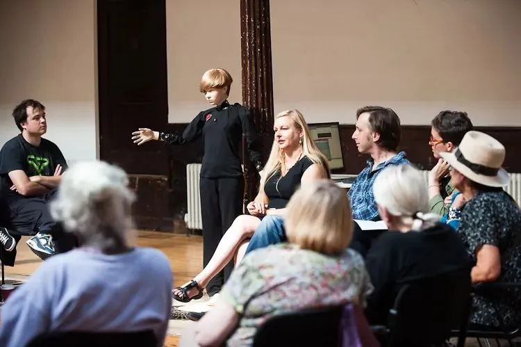 HARR1 at Fabrica during Brighton Digital Festival 2014. Photo by Francesca Moore.