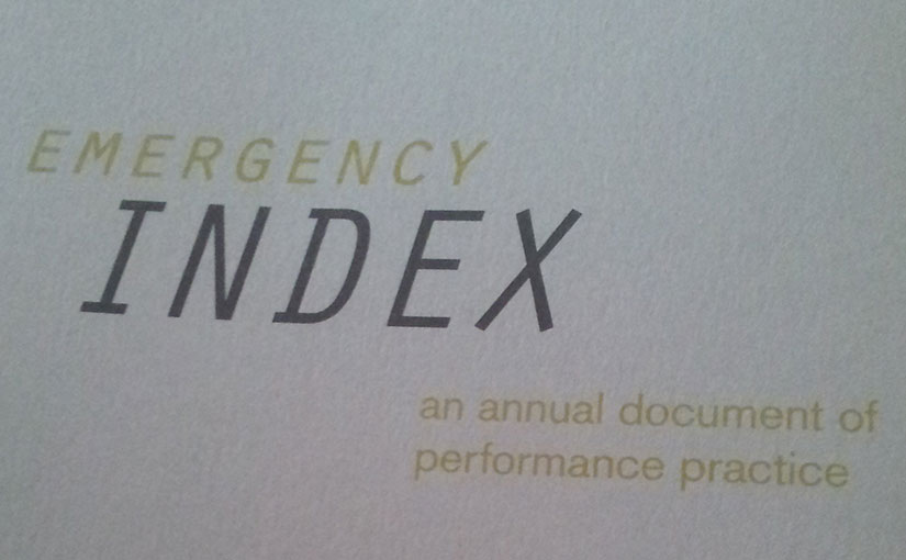 Emergency Index: Volume 3