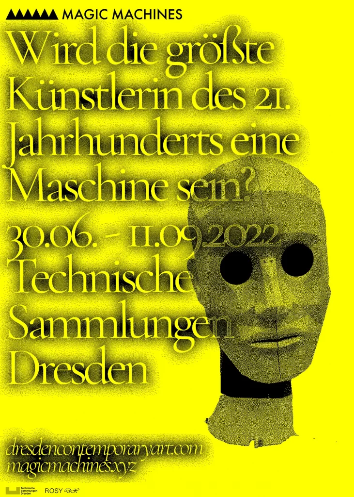Magic Machines exhibition poster